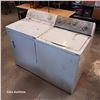 Image 1 : Hotpoint Dryer & Whirlpool Washer -Dryer was tested and working - Washer Untested: MUST BE REMOVED B