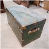 Image 2 : Green Traveller Trunk - Measures 34"x19"x19"