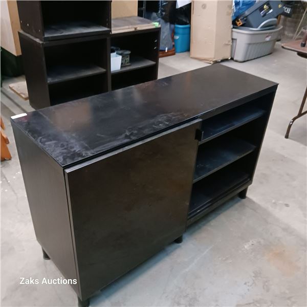 Black Ikea Besta 22253 Cabinet - Measures 47"x17"x30"