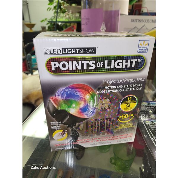LED Light Show Points of Light Projector - Motion and Static Modes