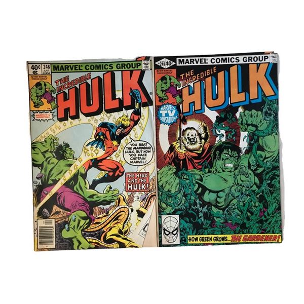 Incredible Hulk 1980s comic lot