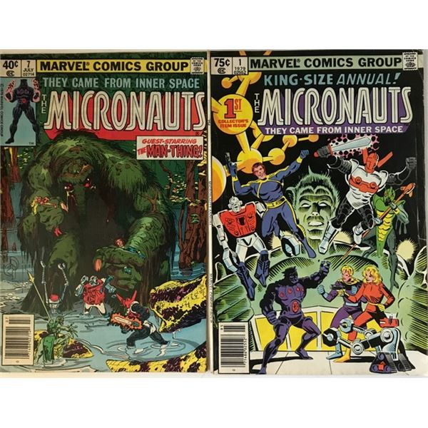 The Micronauts They Came From Inner Space Comic Lot 1970s