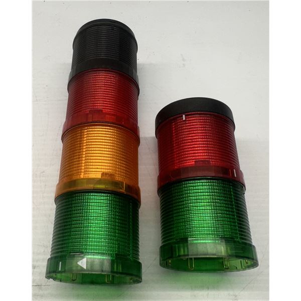 Lot of (2) Misc. Siemens Stack Lights (No Part Numbers)