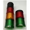 Image 1 : Lot of (2) Misc. Siemens Stack Lights (No Part Numbers)