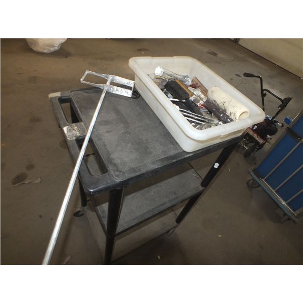 Bus Pan Of Painting Tools