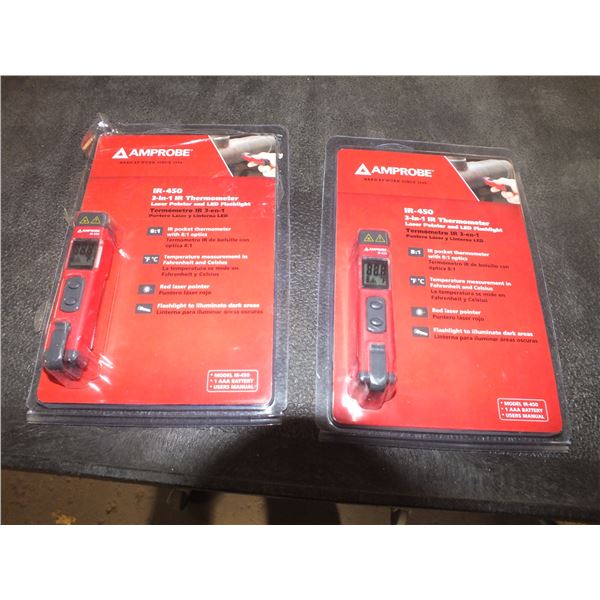2 Amprobe IR 450 3 in 1 Thermometers