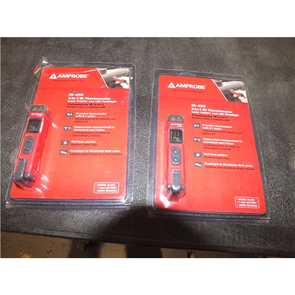 2 Amprobe IR 450 3 in 1 Thermometers