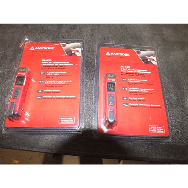 2 Amprobe IR 450 3 in 1 Thermometers