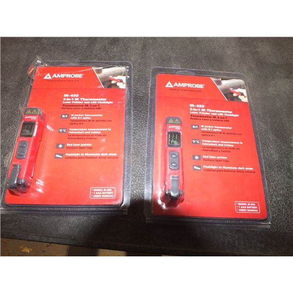 2 Amprobe IR 450 3 in 1 Thermometers