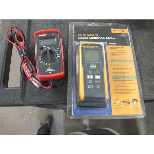Amprobe Multi Meter & Fluke Laser Distance Meter