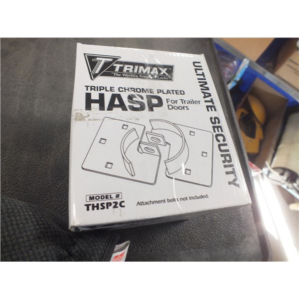 14 Trimax Triple Chrome Platted HASP For Trailer Doors