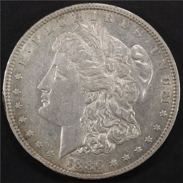 1886-O MORGAN DOLLAR AU/BU