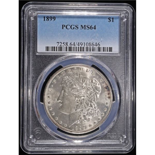 1899 MORGAN DOLLAR PCGS MS-64