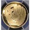 Image 2 : 2014-W $5 GOLD BASEBALL COMMEM PCGS PR-70 DCAM
