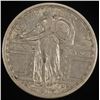 Image 1 : 1917 T-1 STANDING LIBERTY QUARTER CH AU
