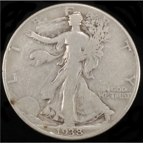 1938-D WALKING LIBERTY HALF FINE