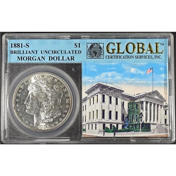 1881-S MORGAN DOLLAR CH BU