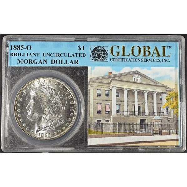1885-O MORGAN DOLLAR CH BU