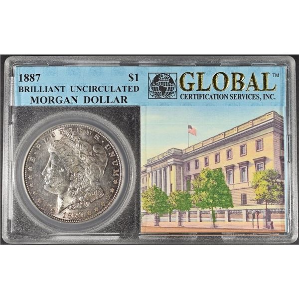 1887 MORGAN DOLLAR CH BU