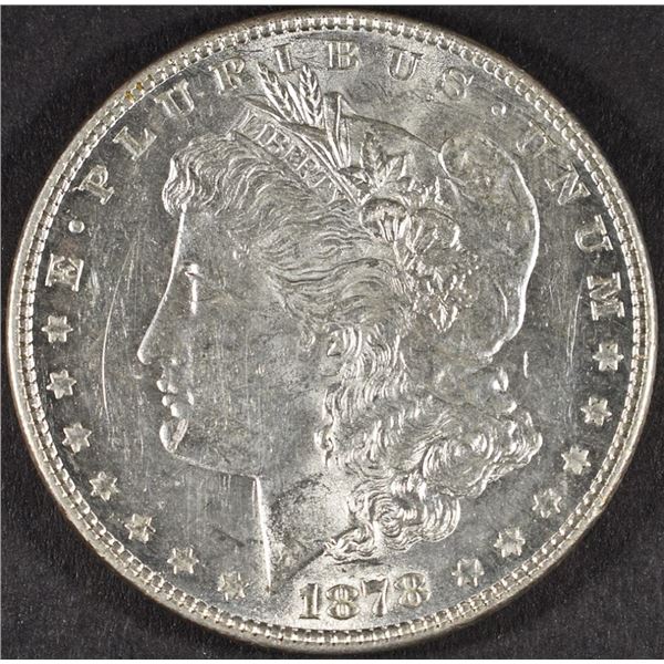 1878 7TF REV 78 MORGAN DOLLAR CH BU