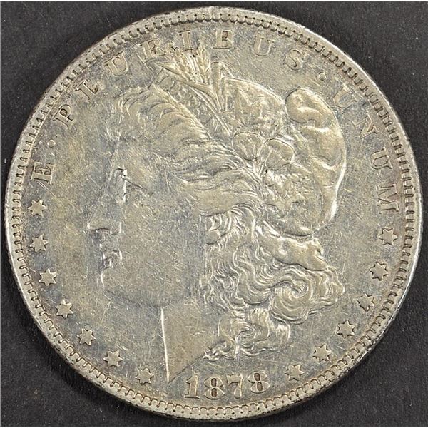 1878 7/8 TF MORGAN DOLLAR XF