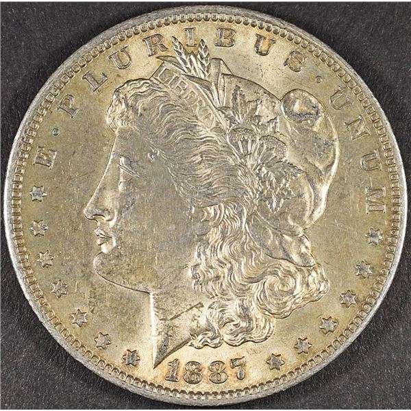 1887-O MORGAN DOLLAR AU/BU