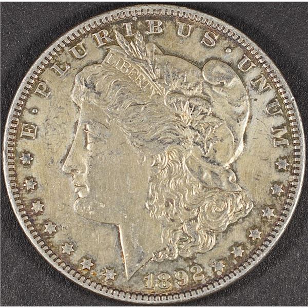 1892 MORGAN DOLLAR XF/AU