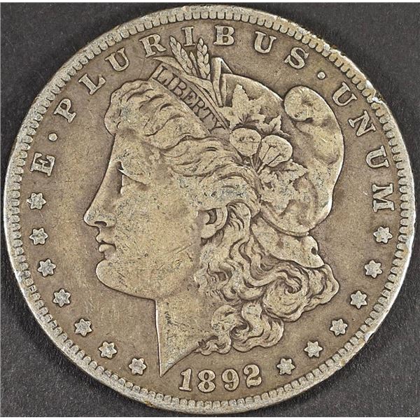 1892-S MORGAN DOLLAR FINE