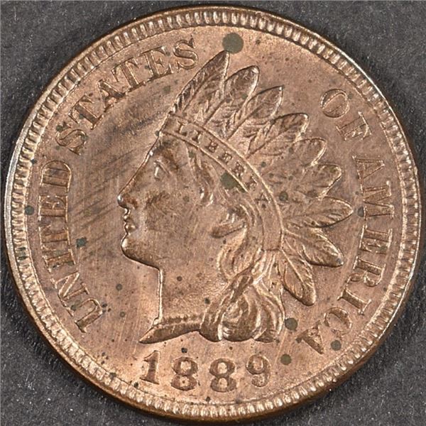 1889 INDIAN CENT BU RB