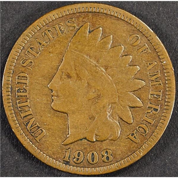 1908-S INDIAN CENT VF