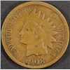 Image 1 : 1908-S INDIAN CENT VF