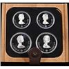Image 2 : 1976 CANADIAN OLYMPIC  STERLING SILV PR 4-COIN SET