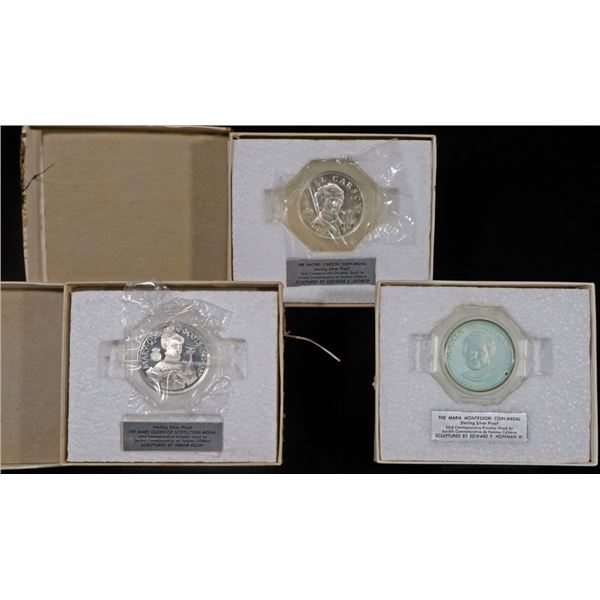 (3) STERLING SILVER PROOF COMMEMORATIVES
