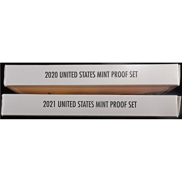 2020  & 2021 US PROOF SETS