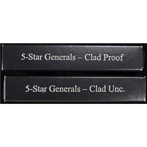 2013 5-STAR GENERAL PR & UNC CLAD 50C COMMEM SETS