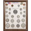 Image 1 : US 20TH CENTURY TYPE COINS SET IN FRAME
