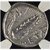 Image 3 : c.330-280 BC LUCANIA, METAPONTUM AR STATER NGC VF