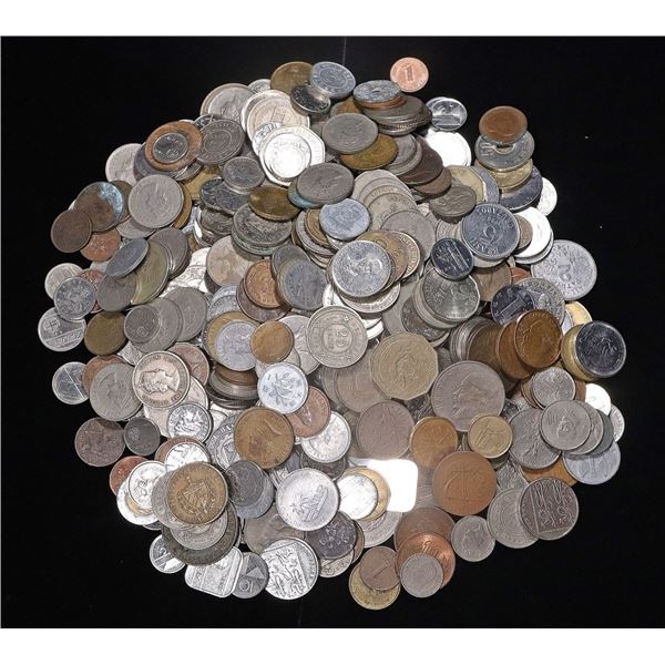 5 LBS FOREIGN COINS