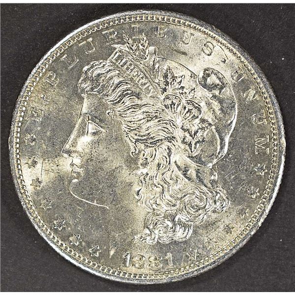 1881-S MORGAN DOLLAR CH BU