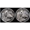 Image 1 : (2) 1 OZ .999 SILVER NOAH'S ARK ROUNDS