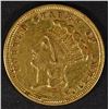 Image 1 : 1854 $3 GOLD PIECE XF SCRATCHES