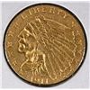Image 1 : 1911 $2.50 GOLD INDIAN BU