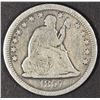 Image 1 : 1857-O SEATED LIBERTY QUARTER VG