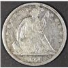 Image 1 : 1861-S SEATED LIBERTY HALF DOLLAR VG