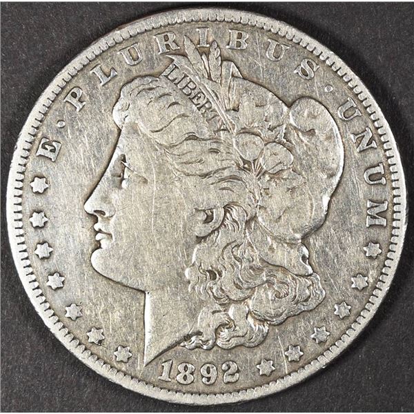 1892 MORGAN DOLLAR FINE