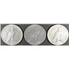 Image 2 : 3 CIRCULATED PEACE DOLLARS