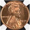 Image 2 : 1935 LINCOLN CENT MS66RD NGC