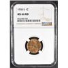 Image 1 : 1938-S LINCOLN CENT MS66RD NGC