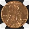 Image 2 : 1938-S LINCOLN CENT MS66RD NGC