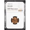 Image 1 : 1942-S LINCOLN CENT MS66RD NGC